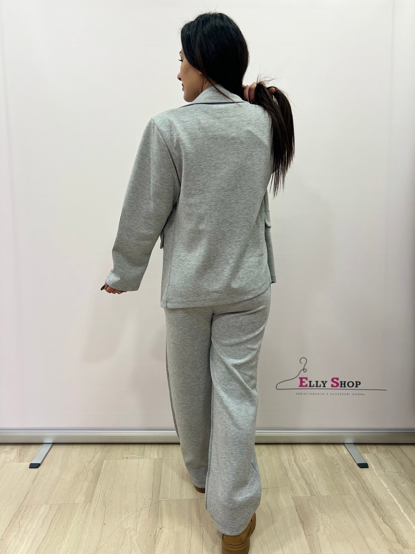 Completo donna blazer e pantalone morbido