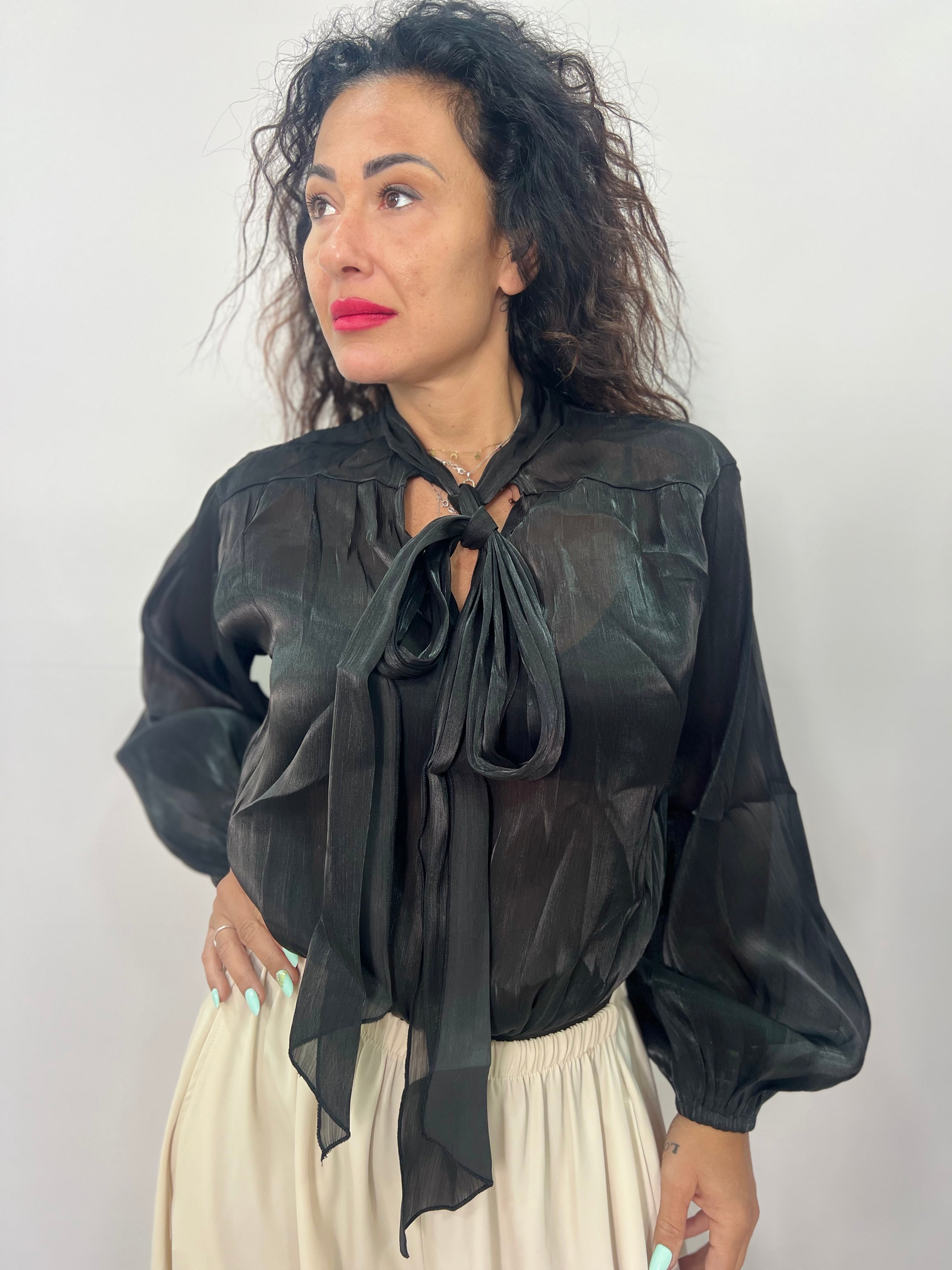 Body elegante con fiocco donna chic