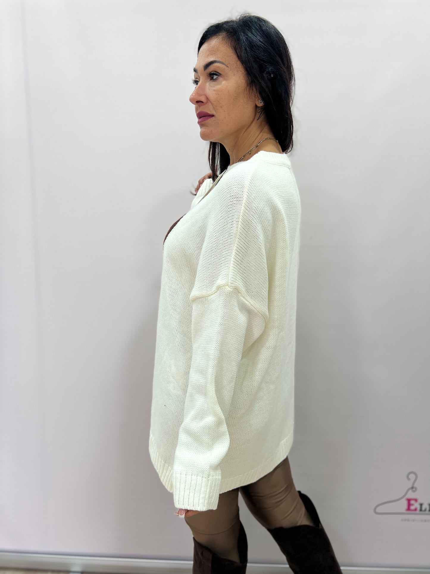 Maglione cuore donna