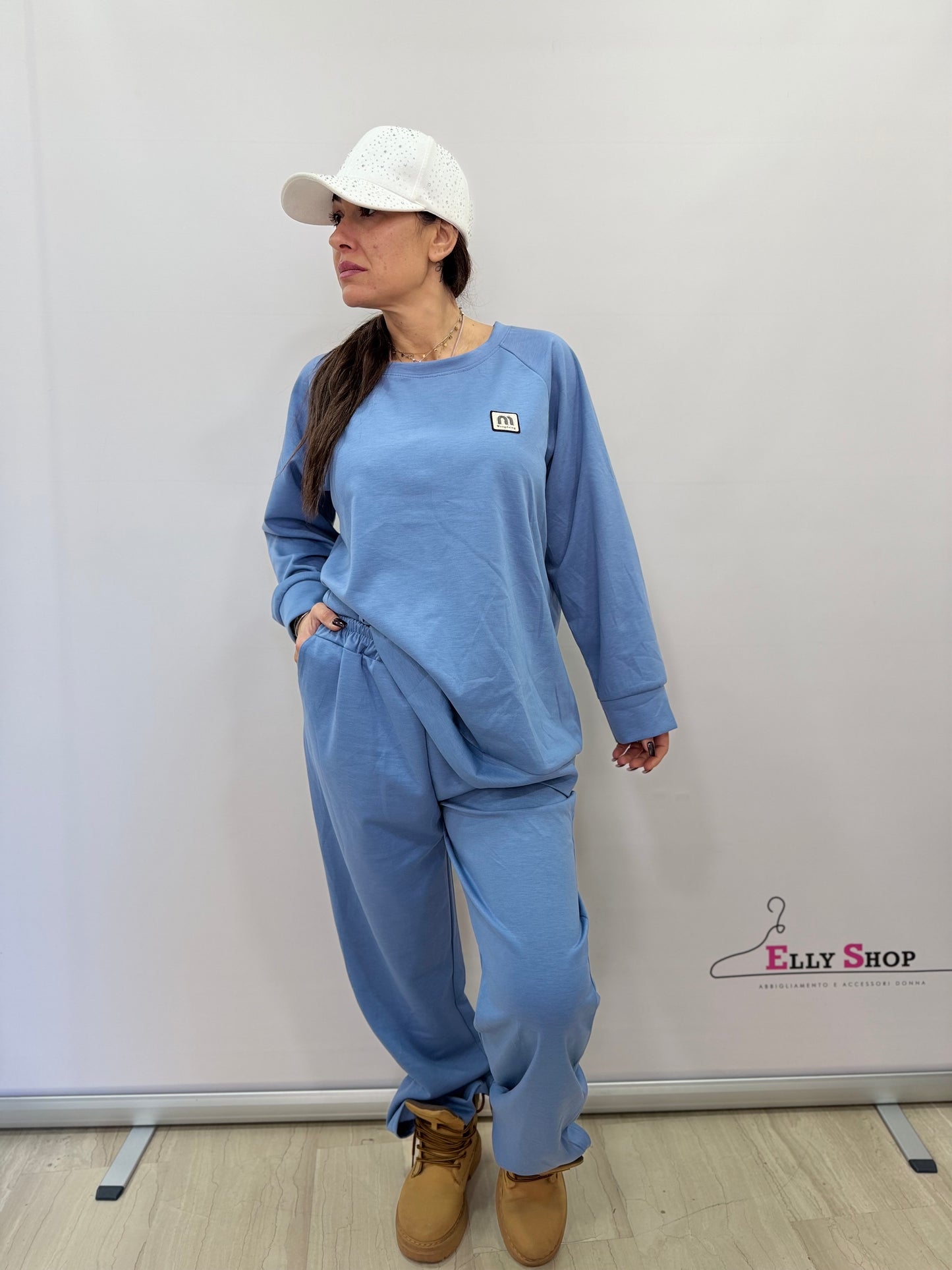 Completo curvy donna due pezzi casual comfort