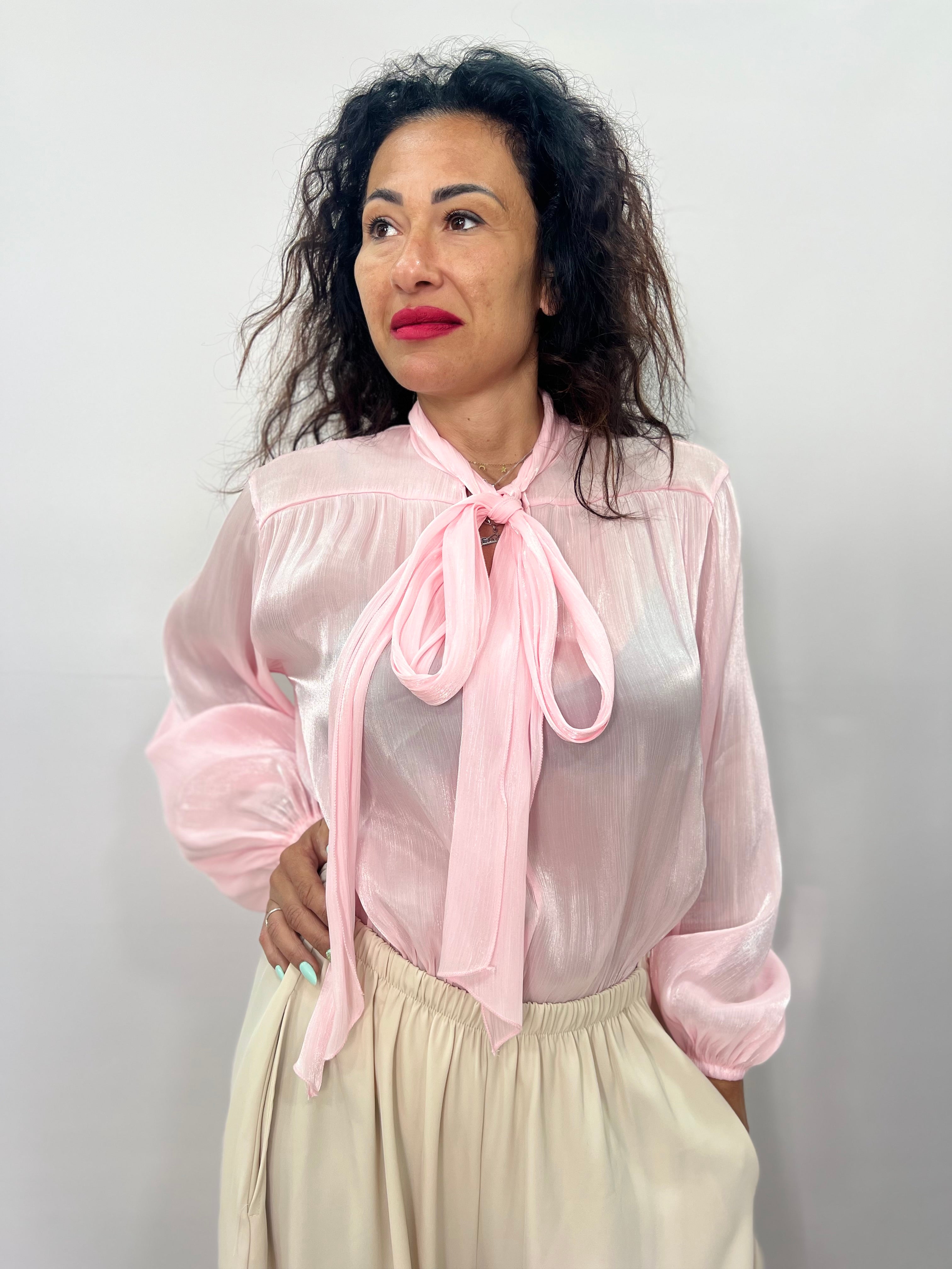 Body elegante con fiocco donna chic
