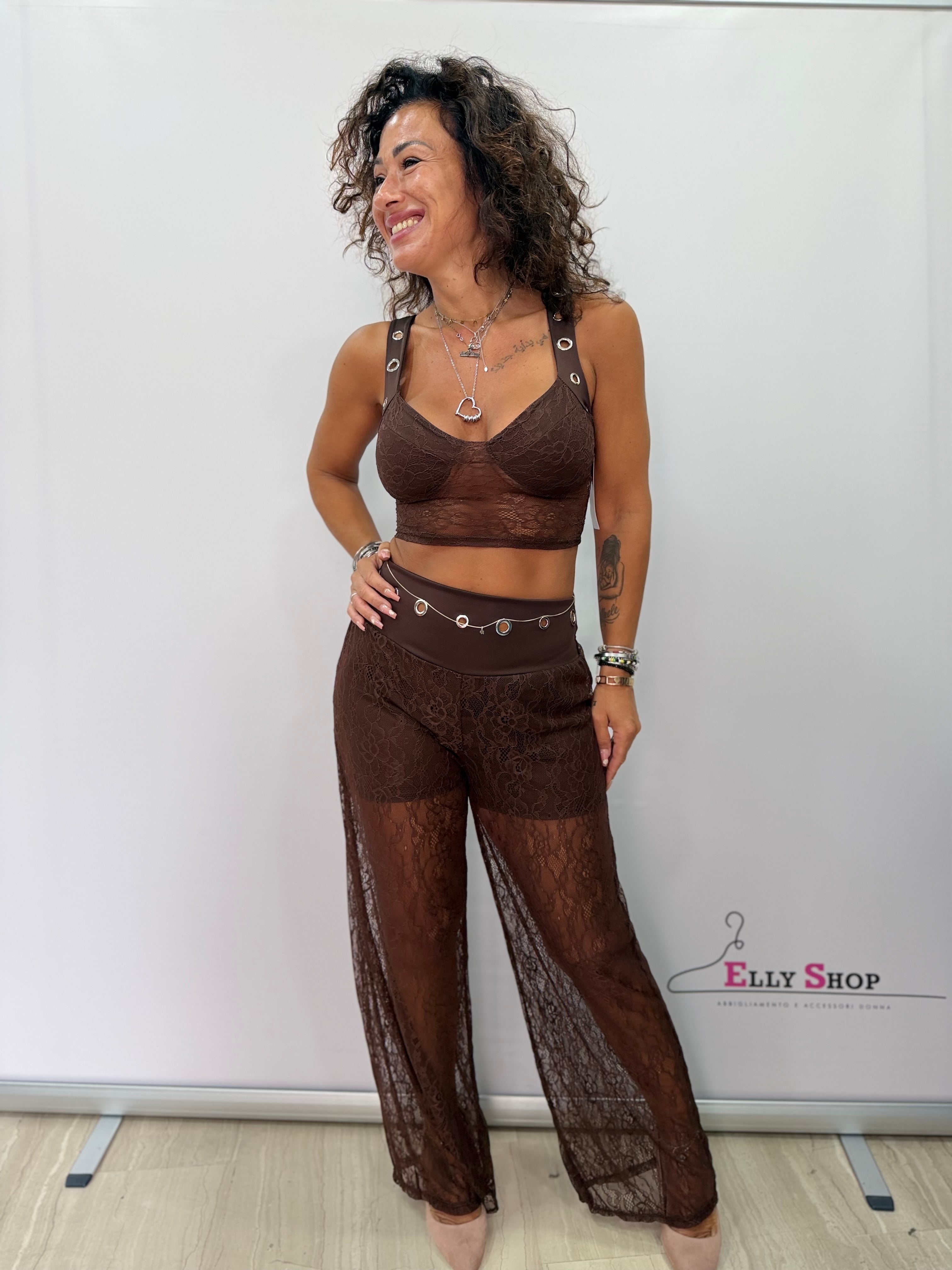 Completo Formentera Donna Pizzo Elegance Chic