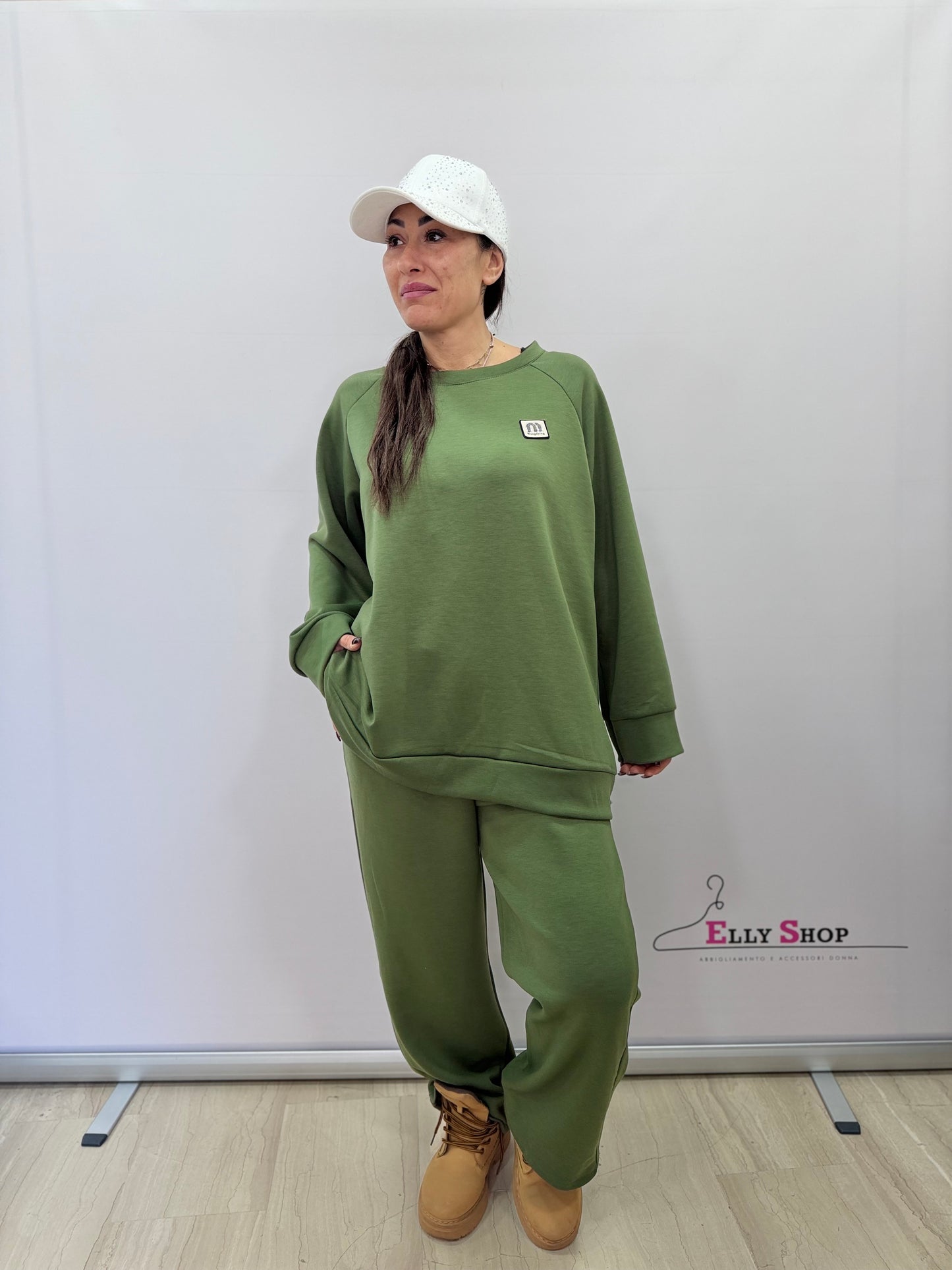 Completo curvy donna due pezzi casual comfort