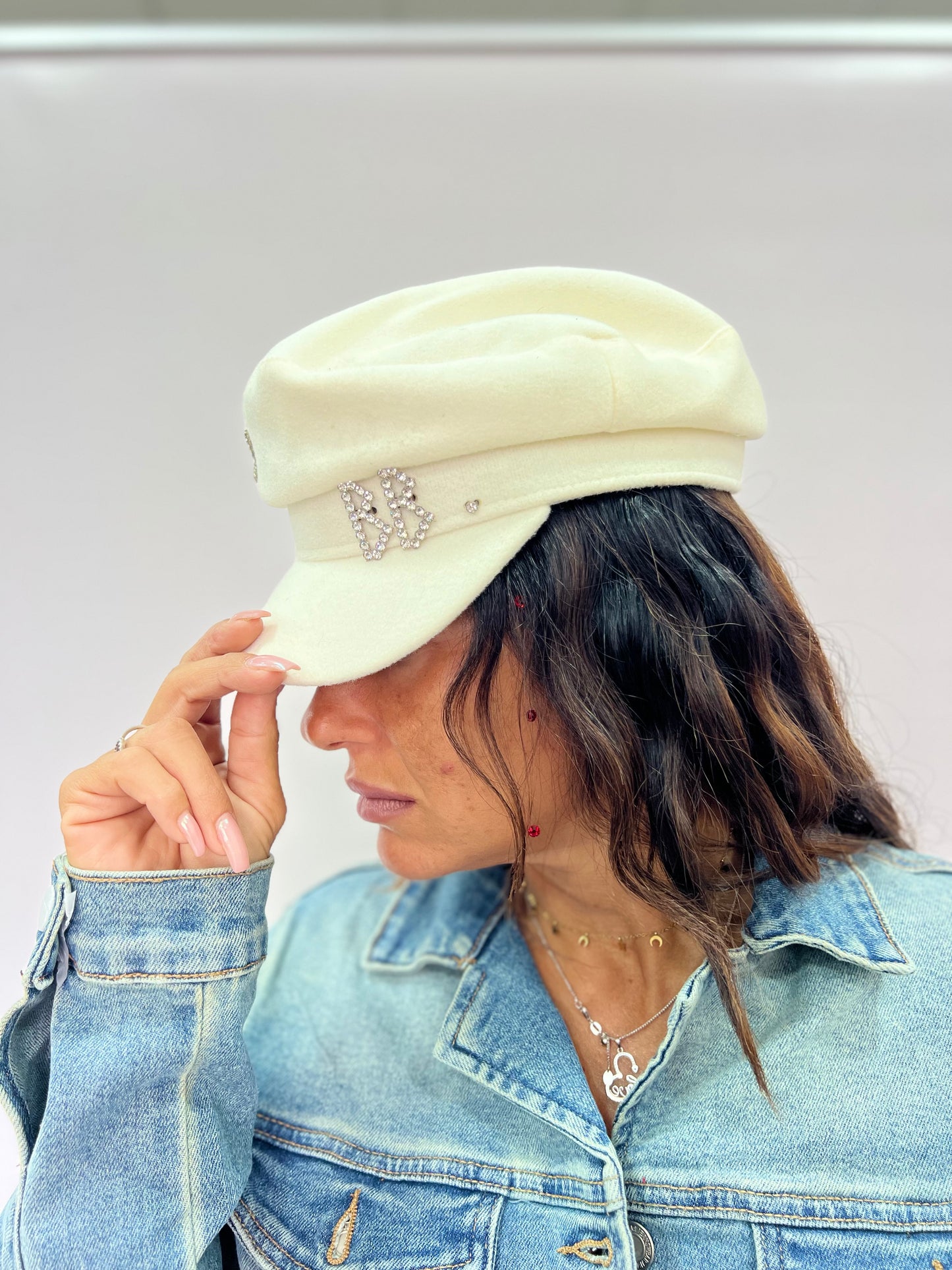 Cappello con Swarovski