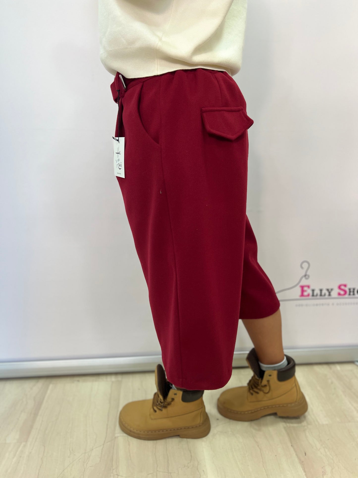 Bermuda donna con cintura elegante