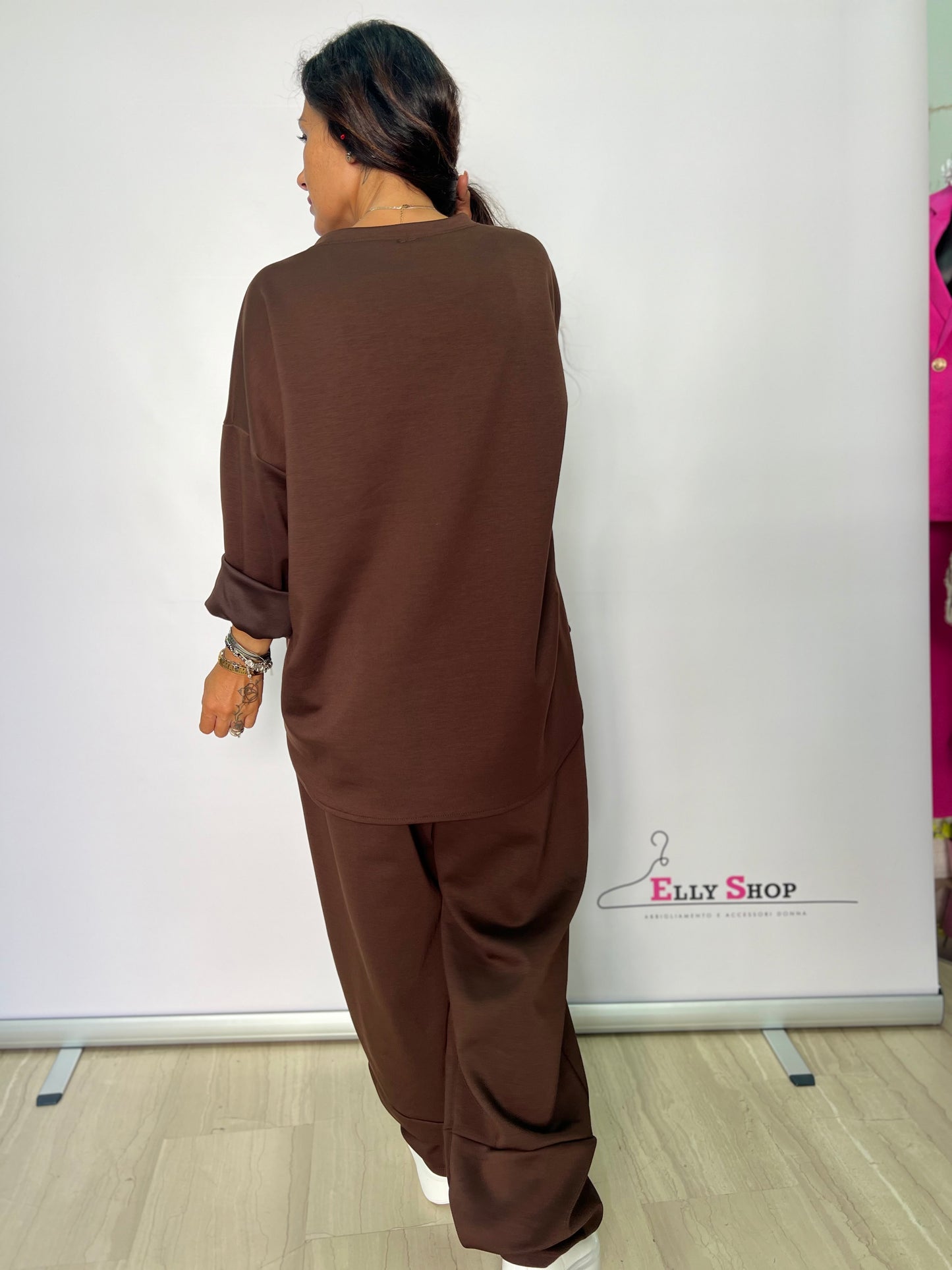 Completo tuta curvy con swarovski
