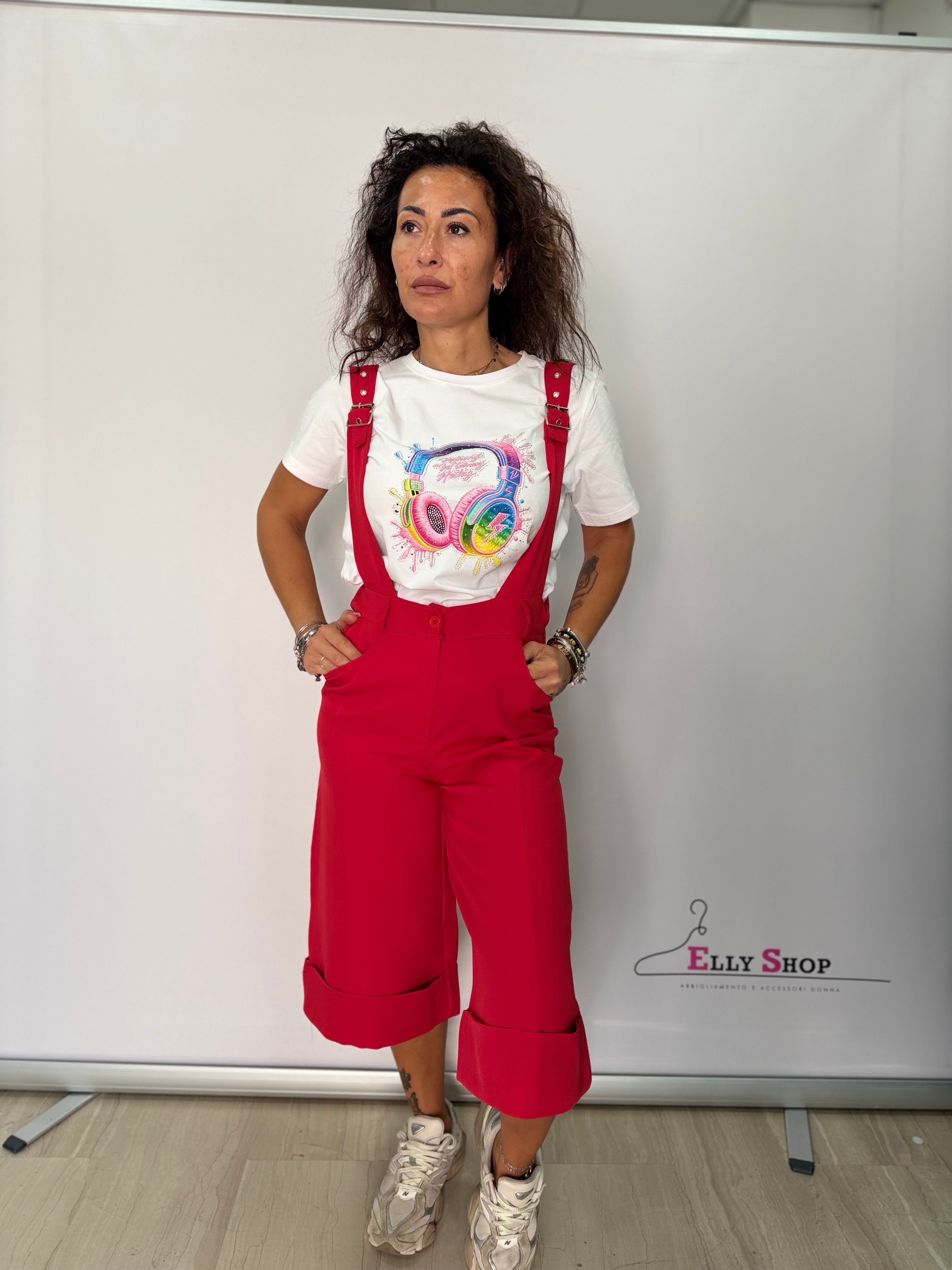 Salopette capri donna casual chic