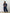 Completo donna 3 pezzi denim scuro trendy