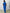 Completo curvy pantalone donna elegante con gilet lungo senza maniche – Blu, Nero, Fuxia