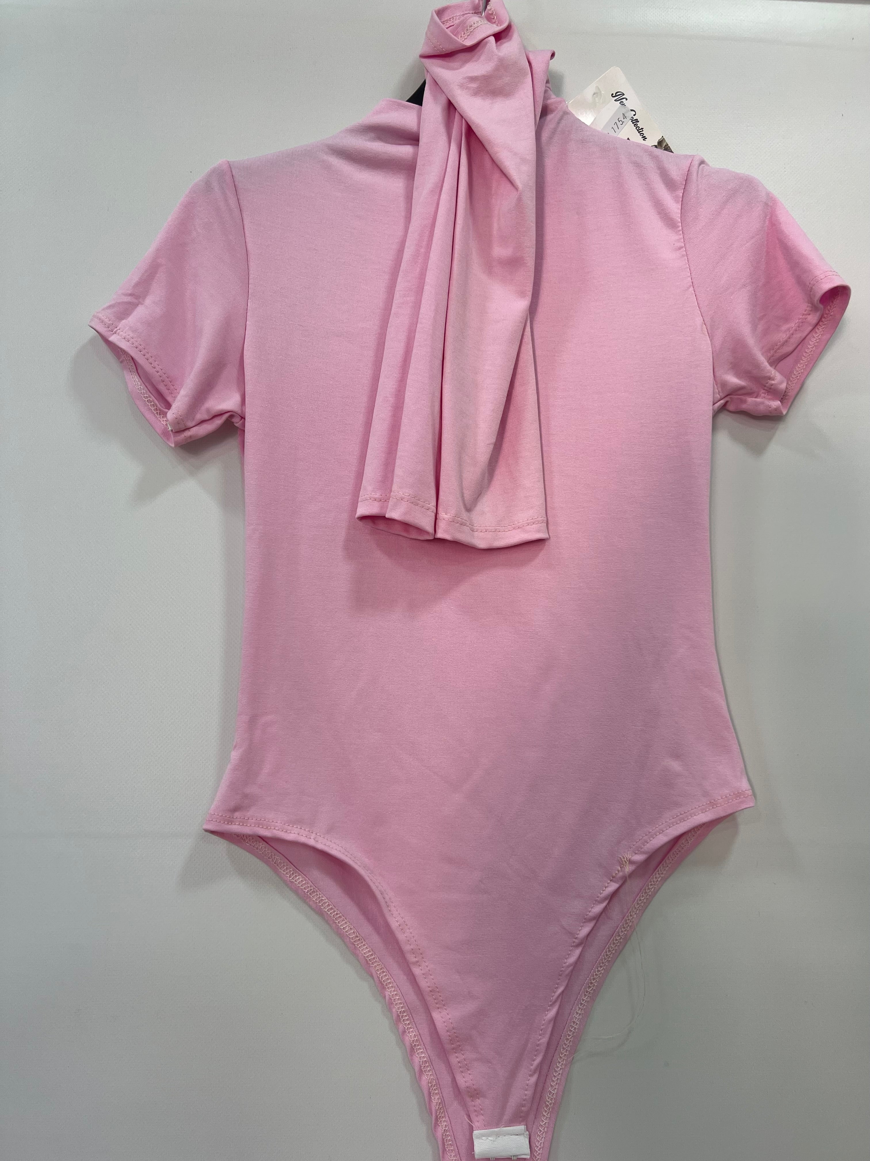 Body donna collo alto e manicotti
