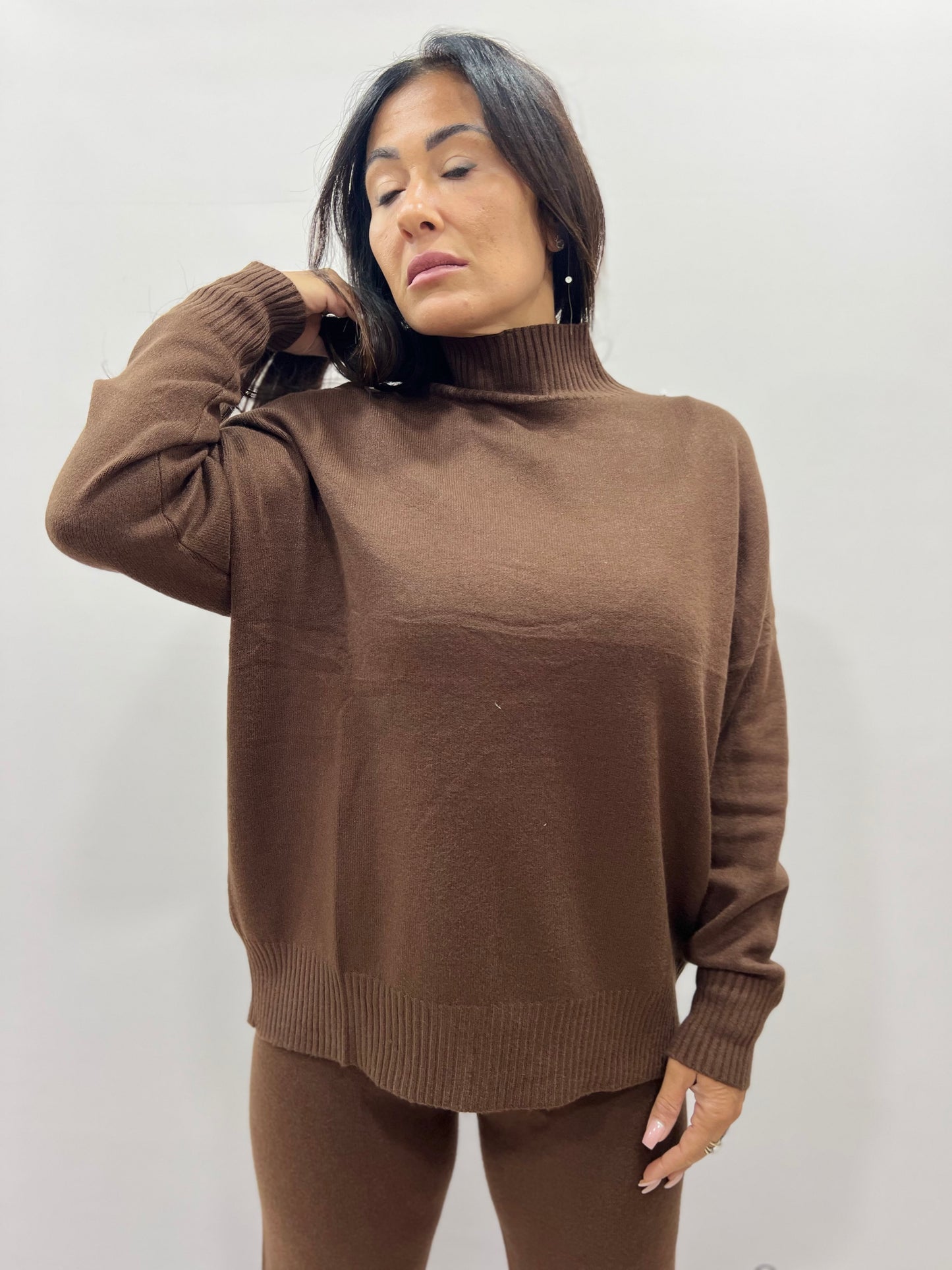 Completo Donna comodo lanettina collo alto
