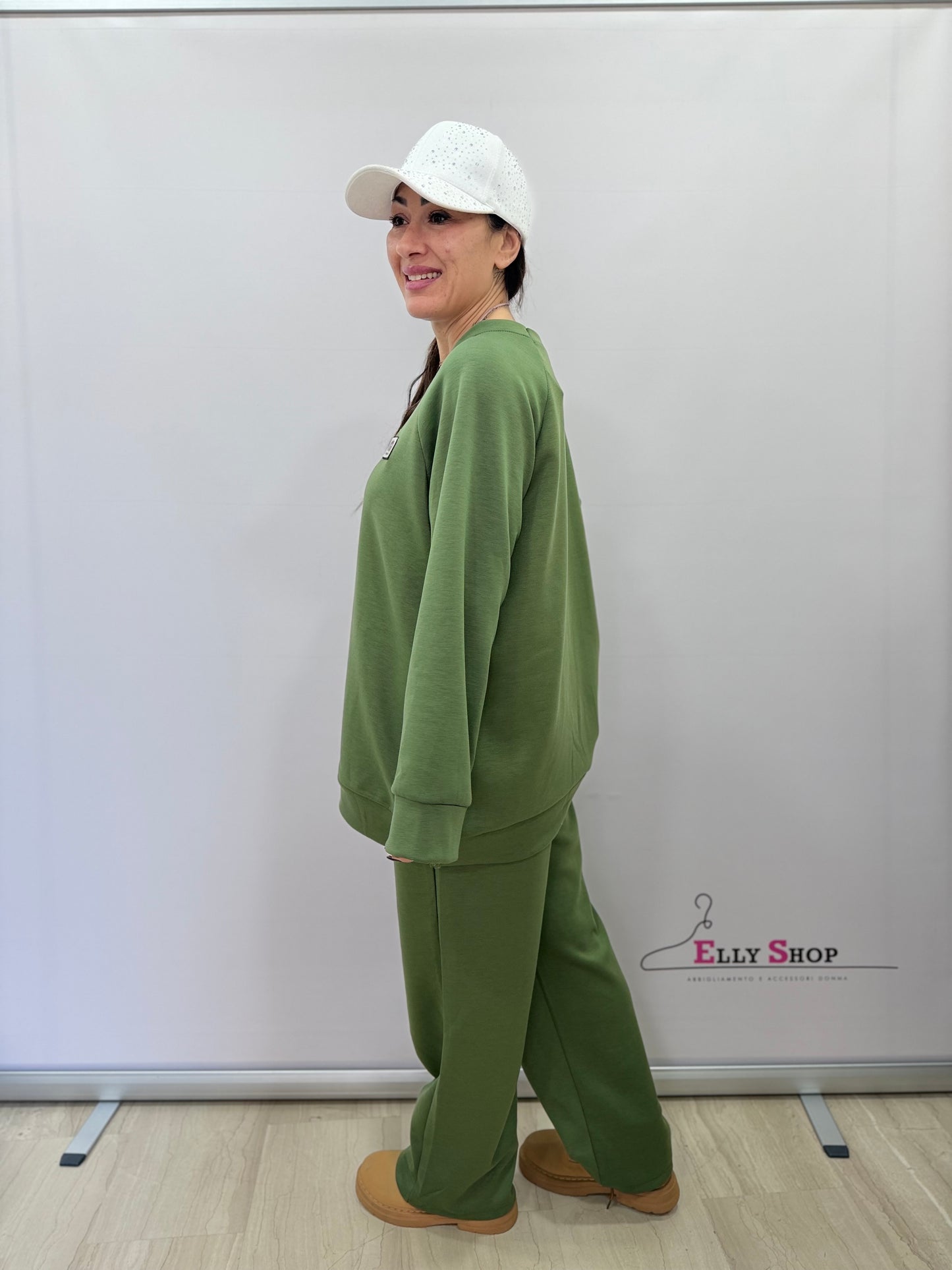 Completo curvy donna due pezzi casual comfort