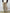 Jeans wide leg beige donna a vita regolare