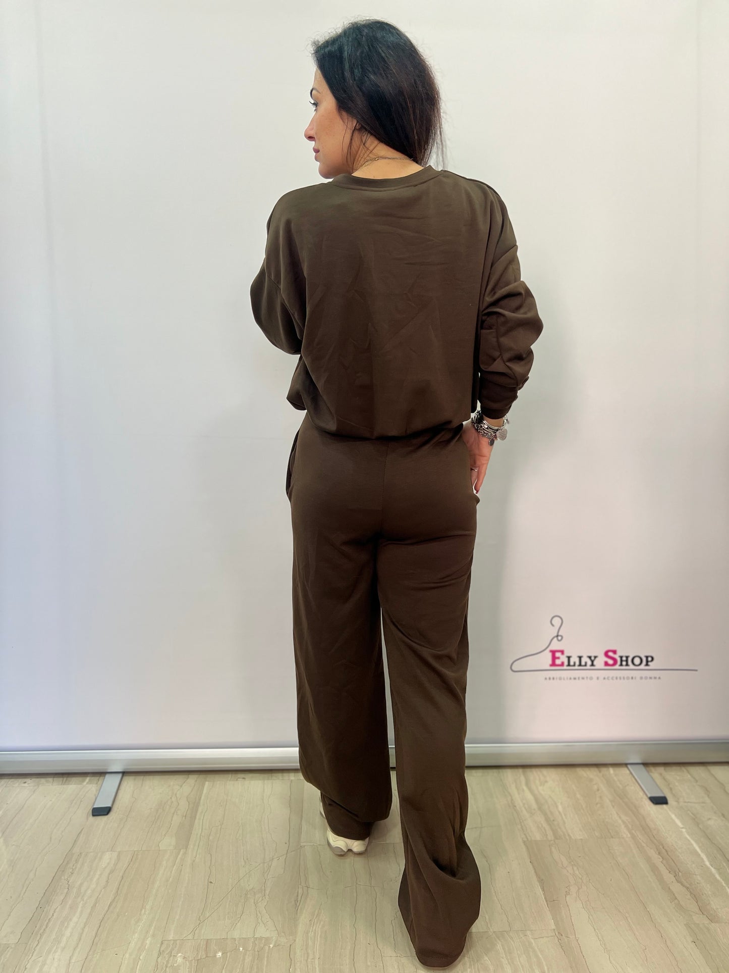 Completo tuta donna casual due pezzi comfort