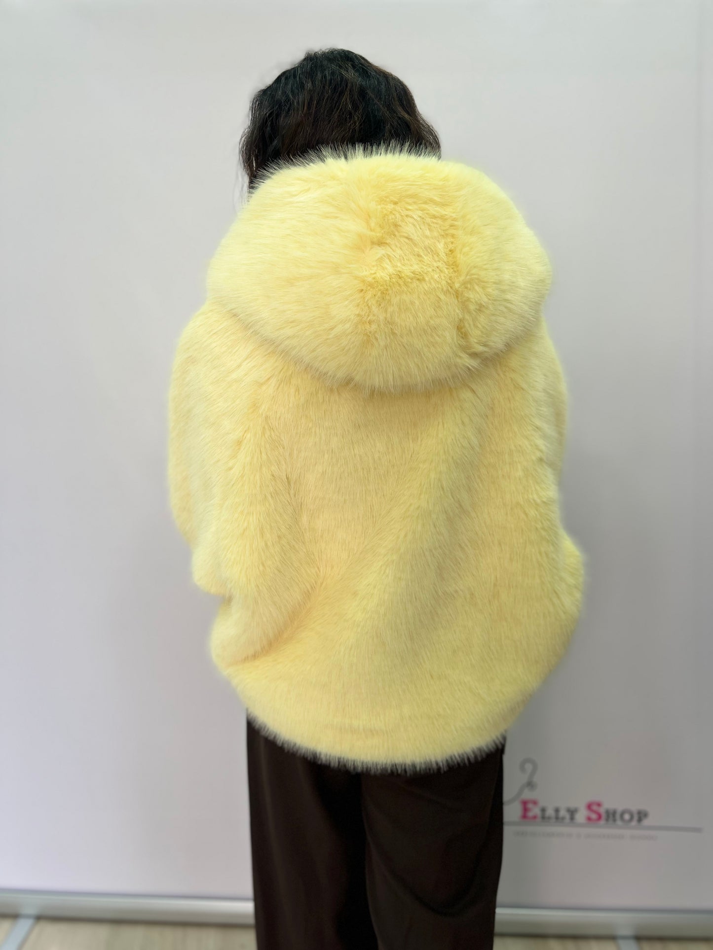 Pelliccia Giacca invernale colorata e