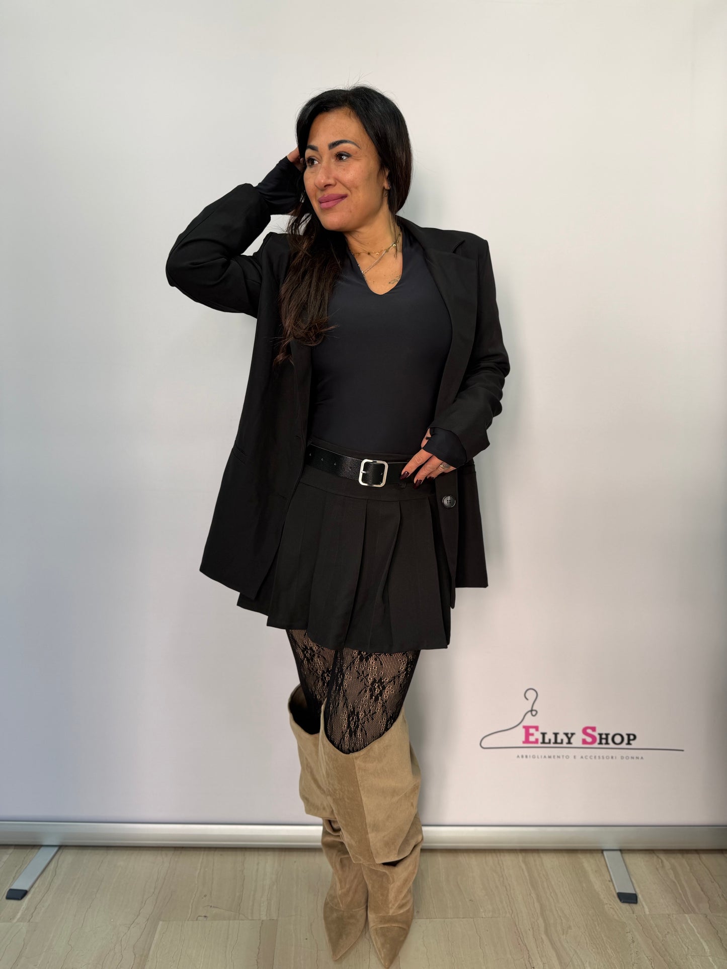 Completo donna blazer e gonna pantalone