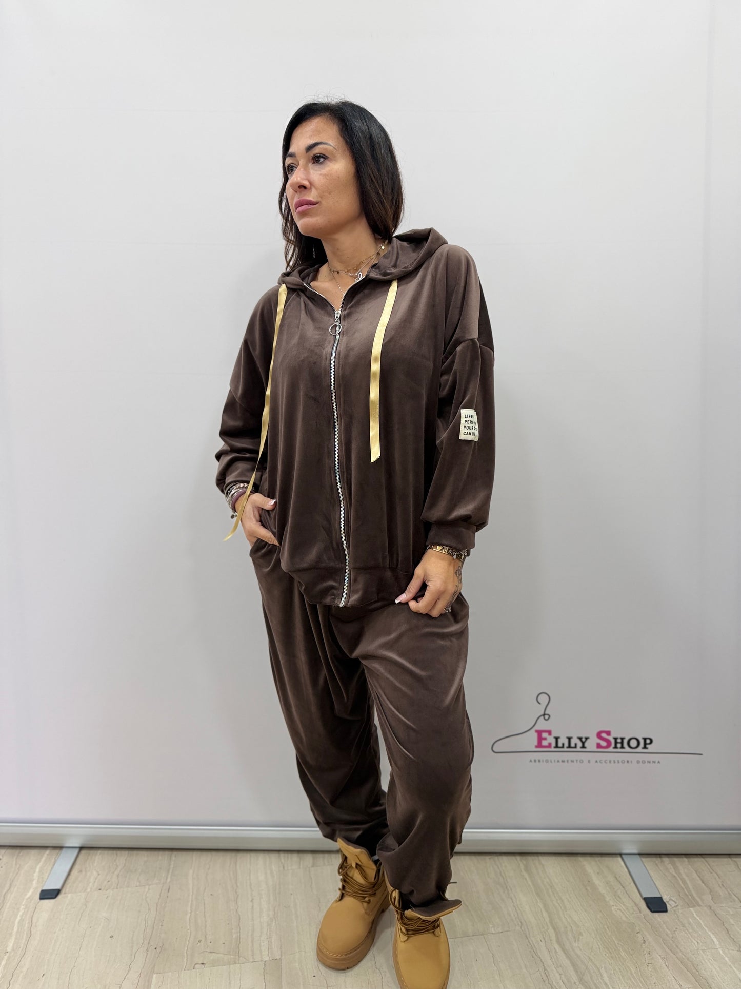 Completo donna curvy elasticizzato