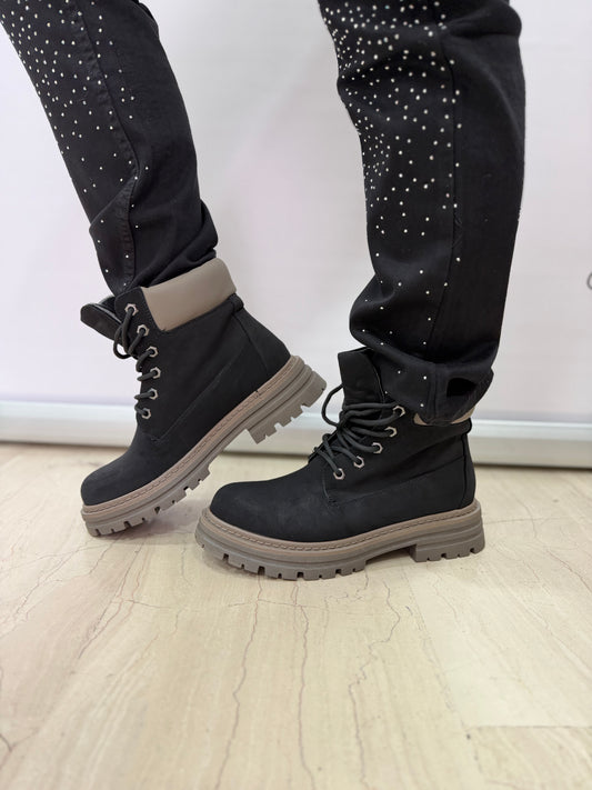 Anfibi donna suola alta antiscivolo