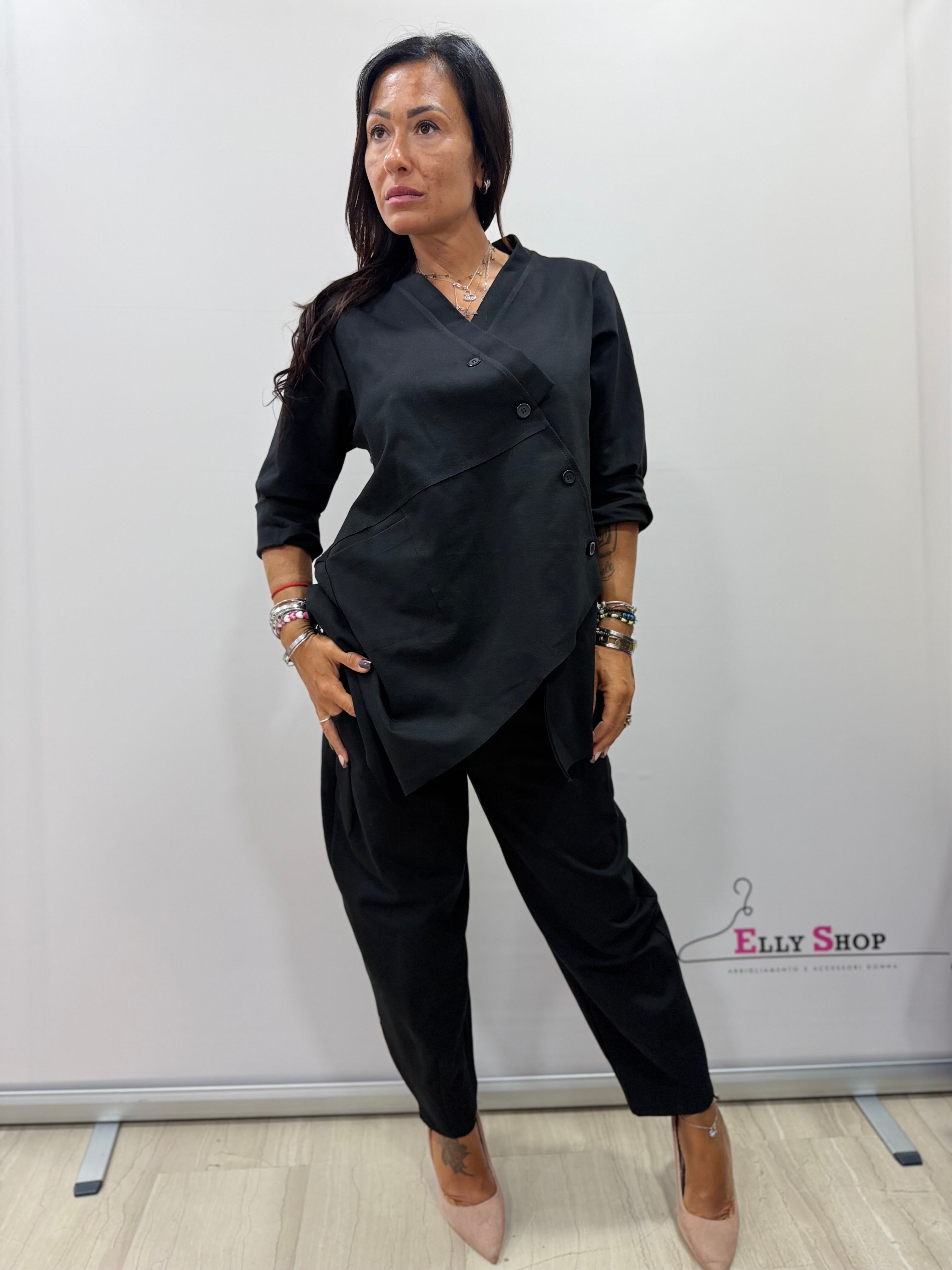 Completo Kyoto Donna Oversize Asimmetrico
