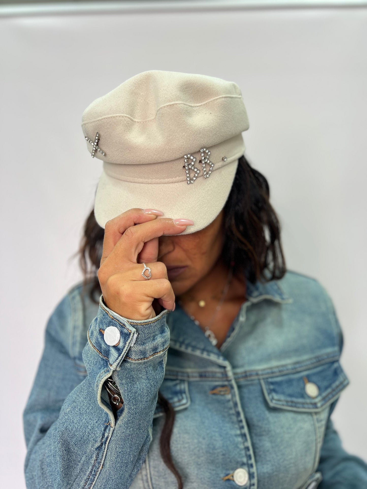 Cappello con Swarovski