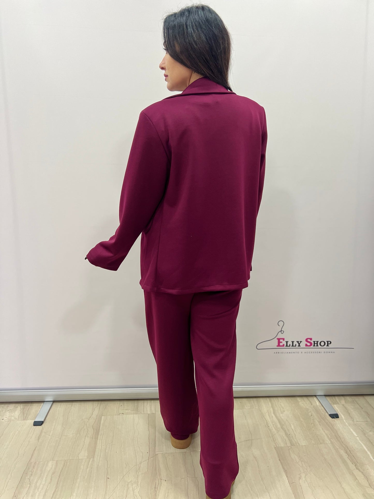 Completo donna blazer e pantalone morbido