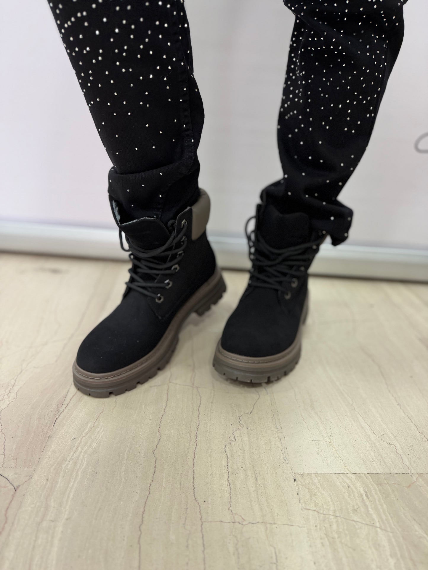 Anfibi donna suola alta antiscivolo