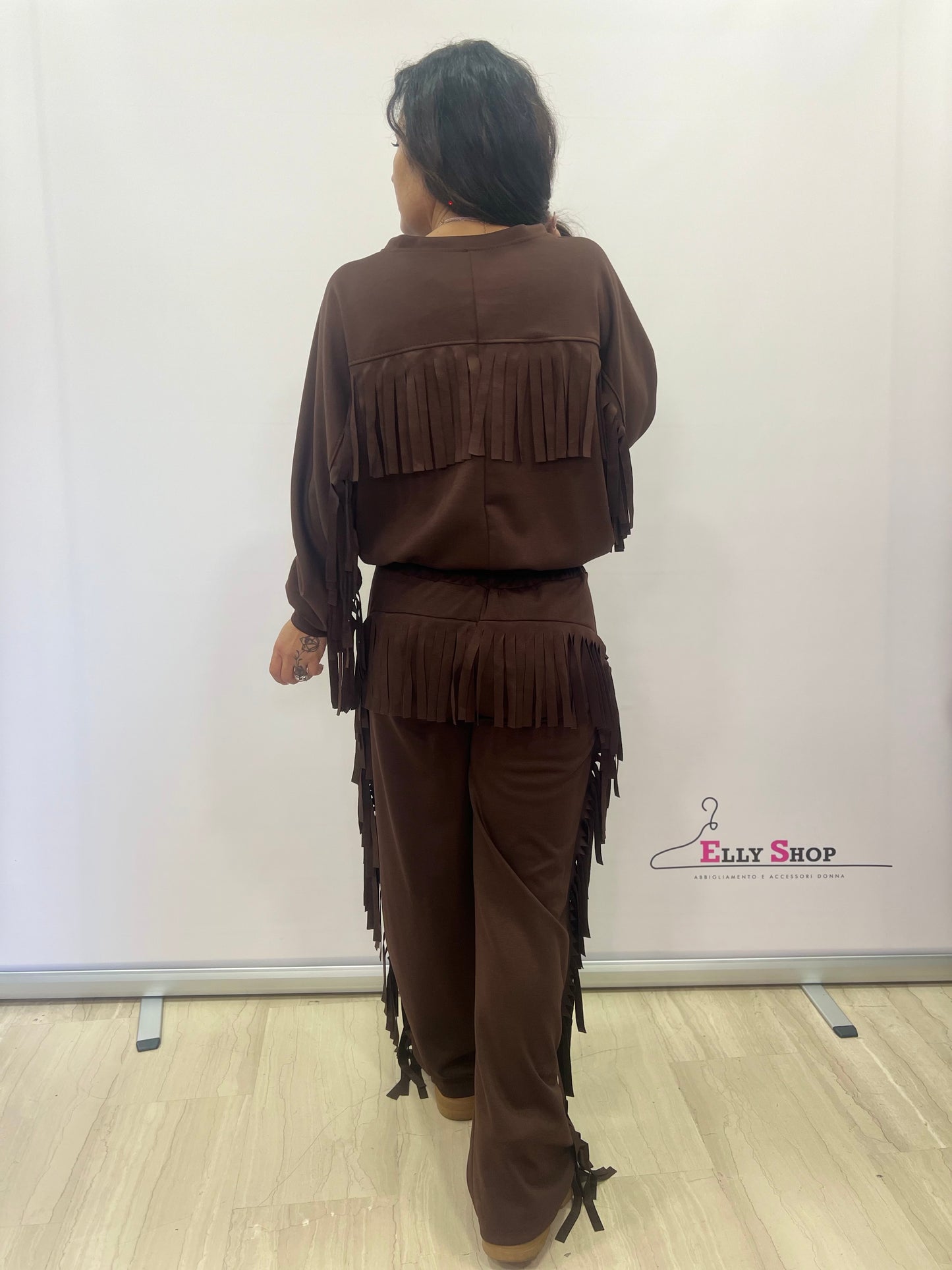 Completo donna con frange moderno