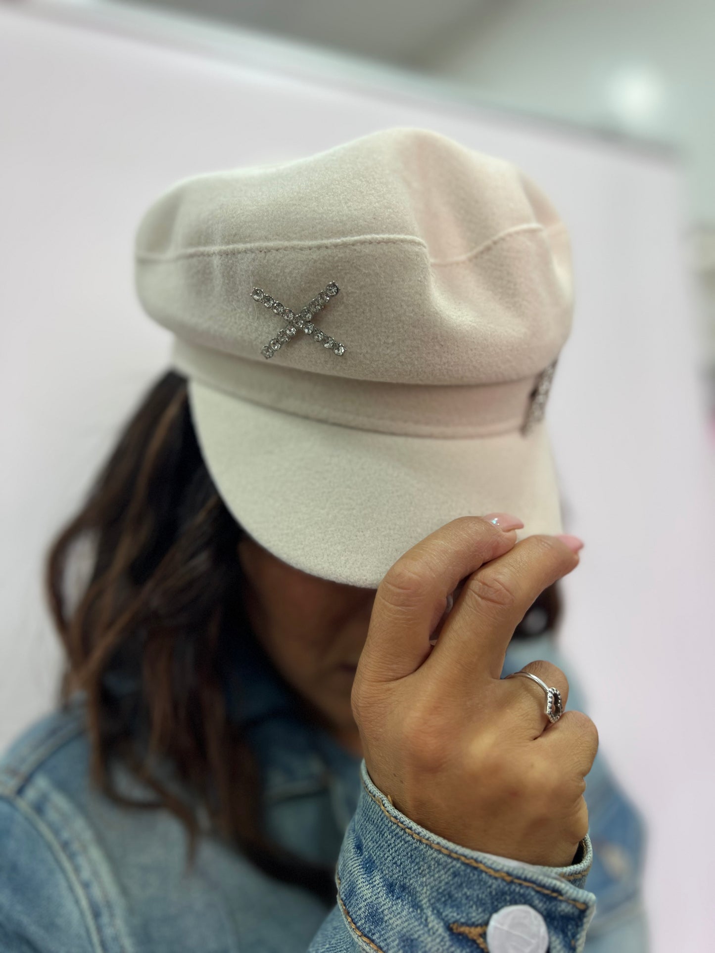 Cappello con Swarovski