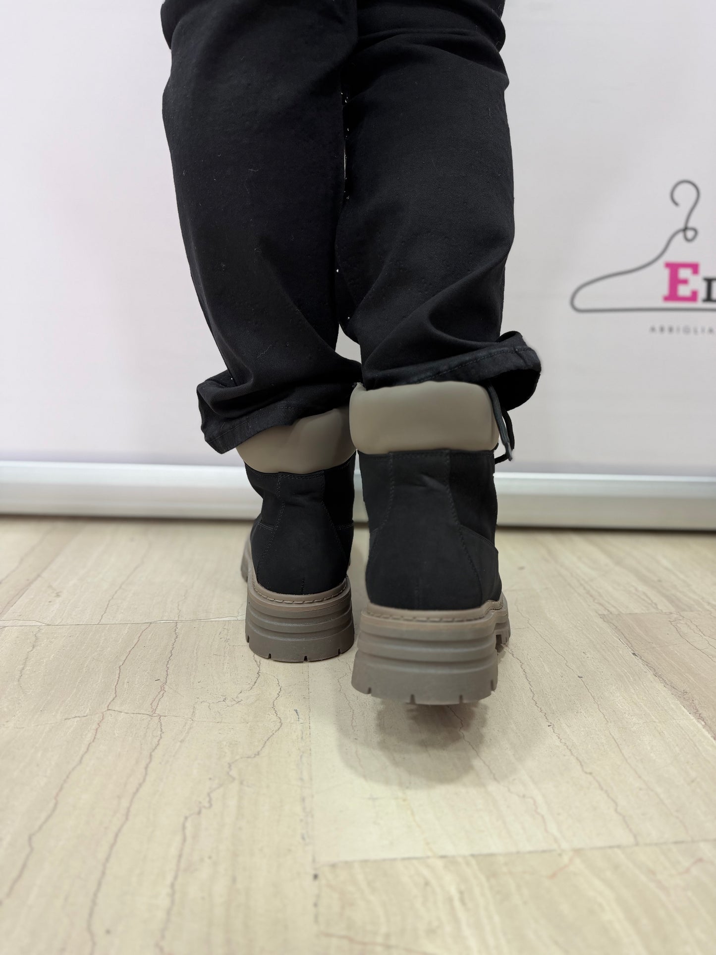 Anfibi donna suola alta antiscivolo