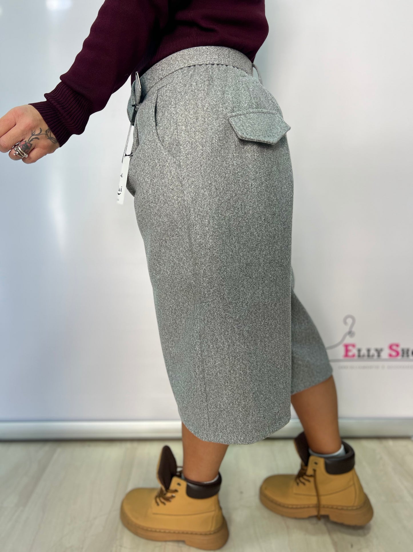 Bermuda donna con cintura elegante