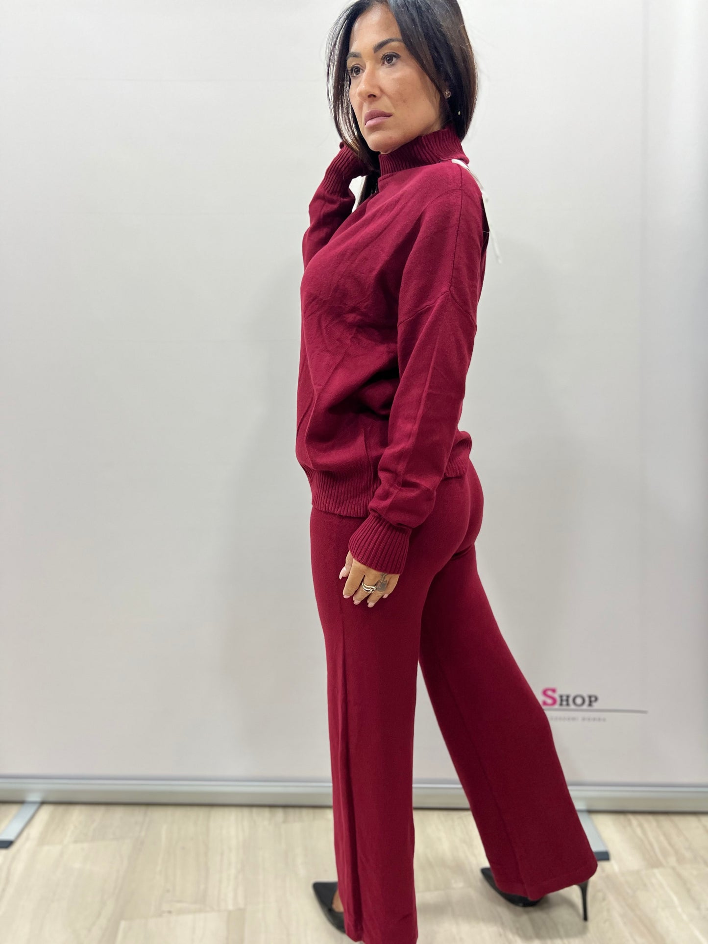 Completo Donna comodo lanettina collo alto