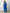 Completo curvy pantalone donna elegante con gilet lungo senza maniche – Blu, Nero, Fuxia