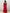Abito lungo rosso elegante da cerimonia