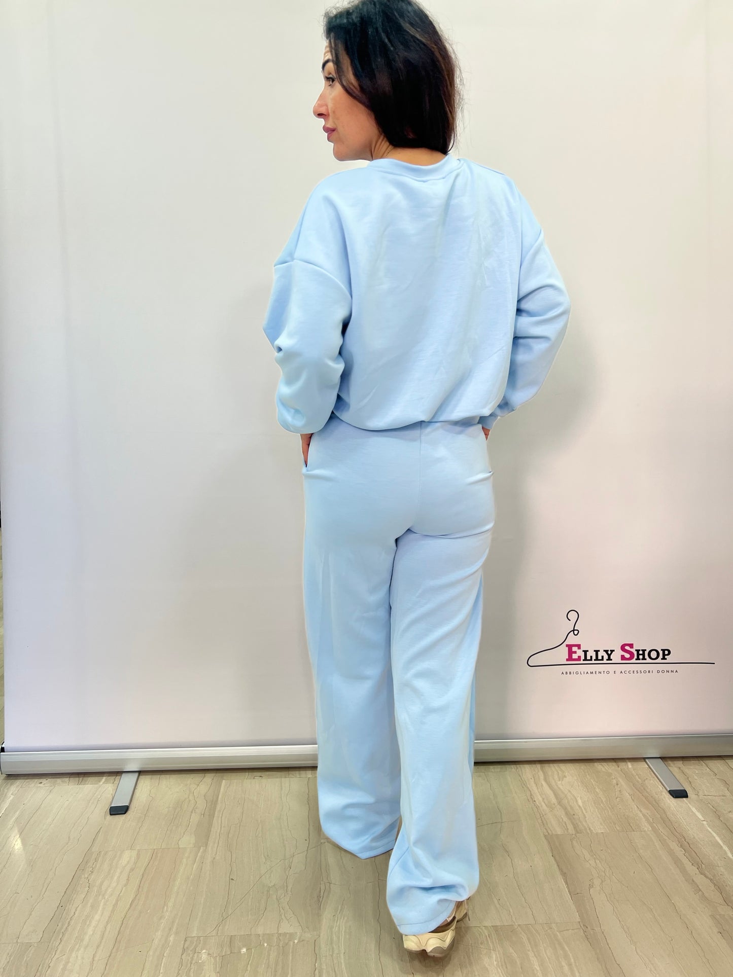 Completo tuta donna casual due pezzi comfort