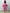 Completo bambina righe rosa estivo