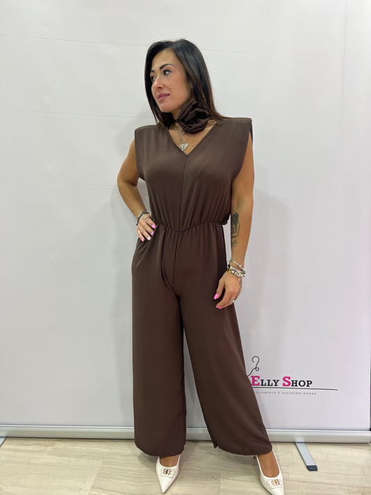 Tuta intera donna con fiore in tessuto – Elegante e comoda, disponibile in 6 colori