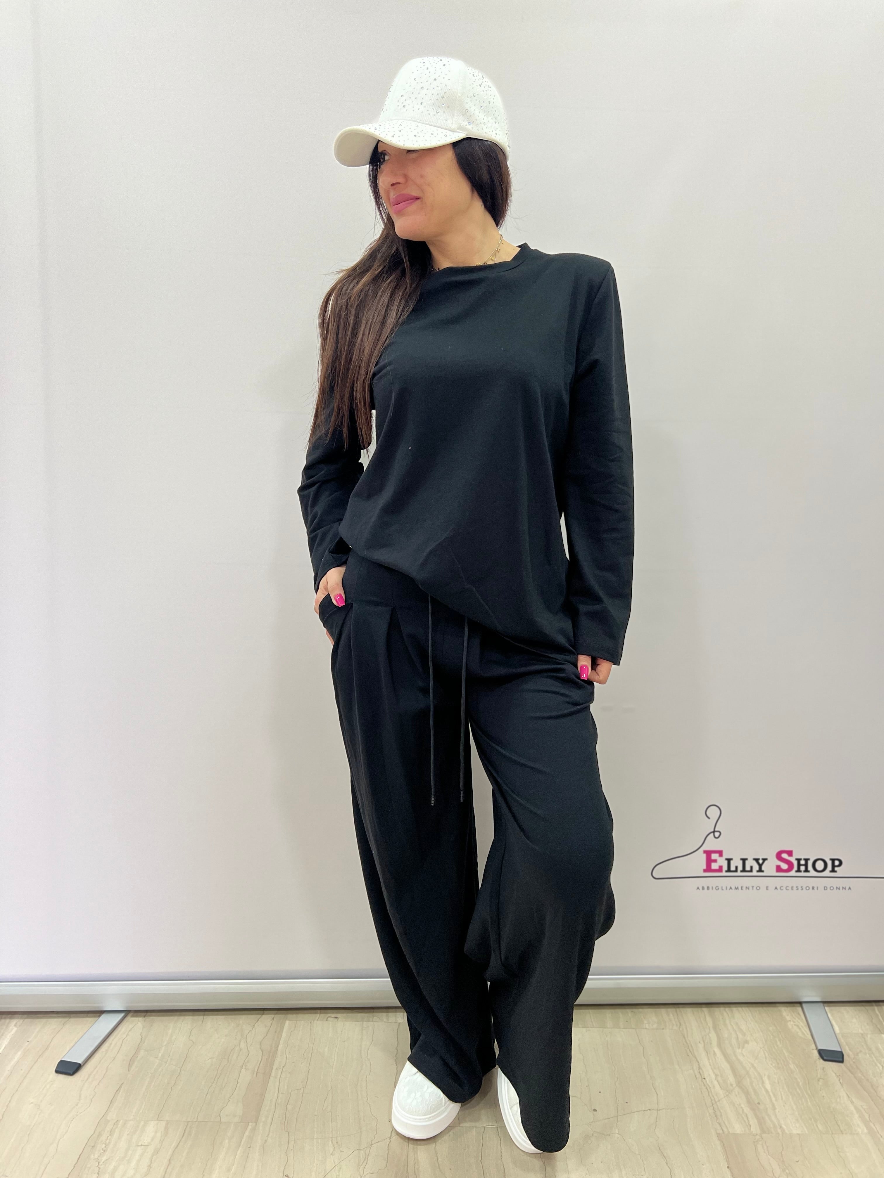 Completo donna palazzo casual morbido