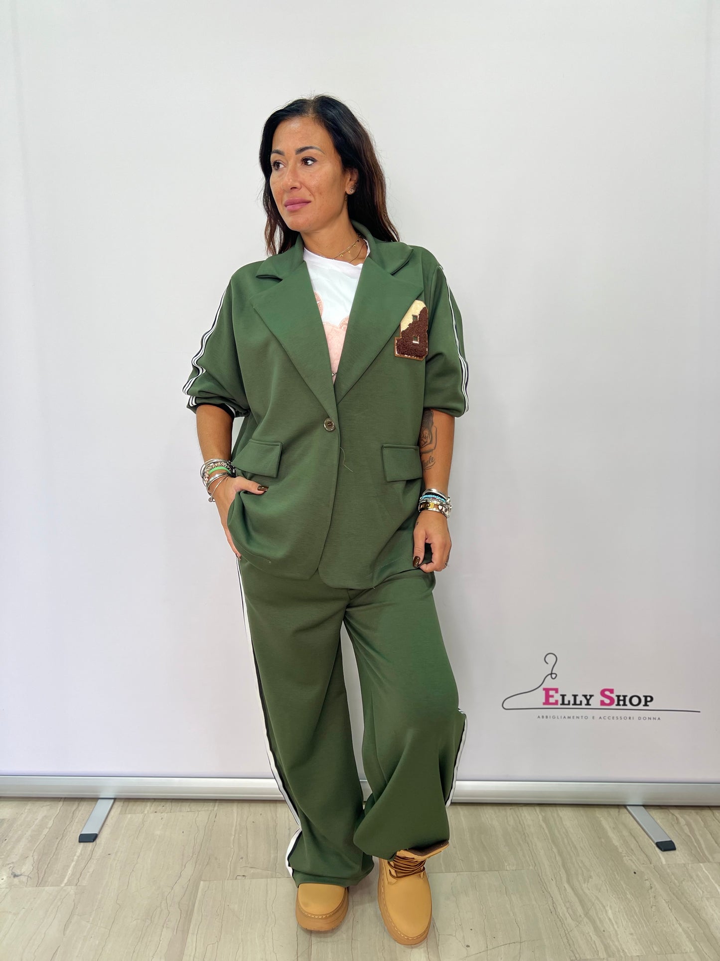 Tailleur curvy sportivo