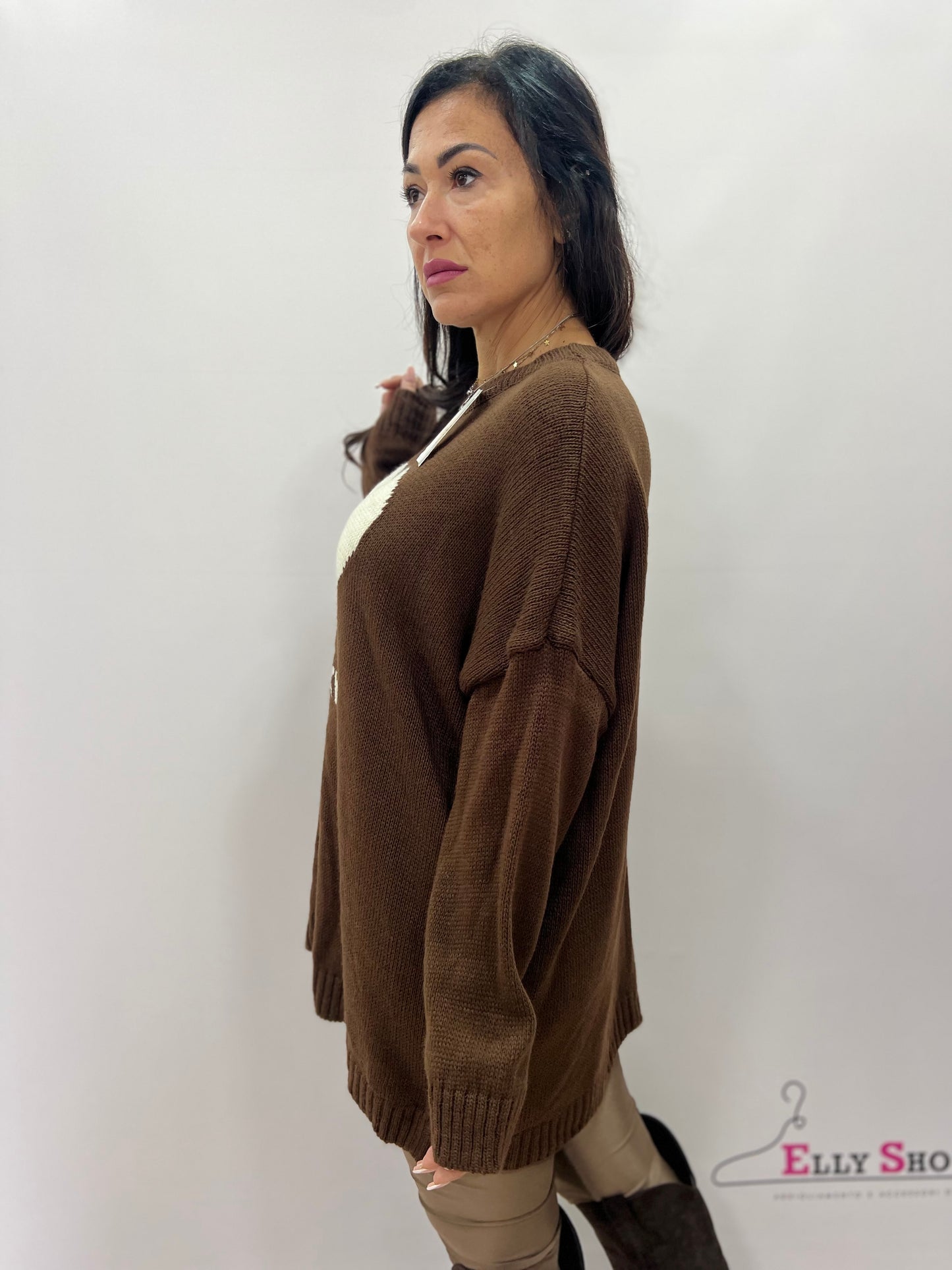 Maglione cuore donna