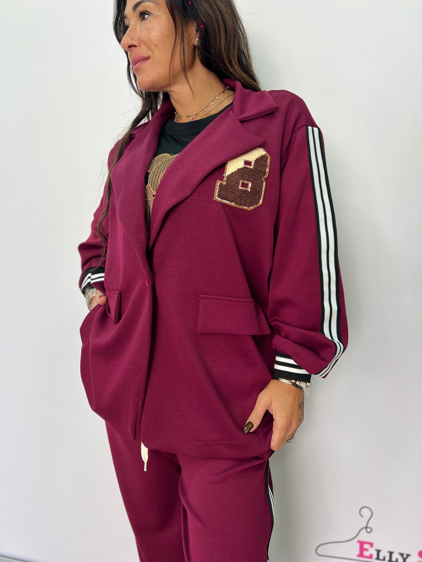 Tailleur curvy sportivo