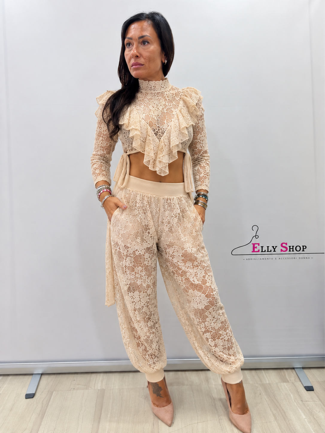 Completo Serena Donna in Pizzo Elegance