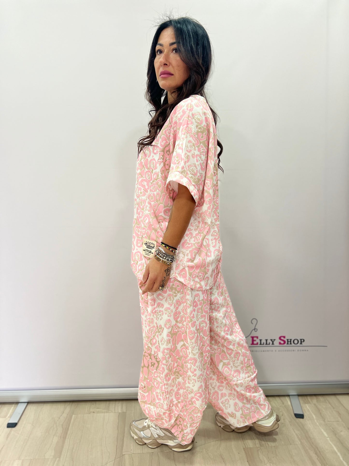 Completo curvy donna animalier estivo casual