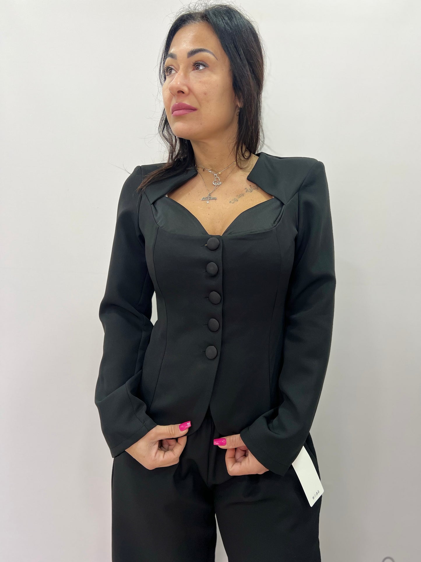 Completo elegante donna giacca e pantalone