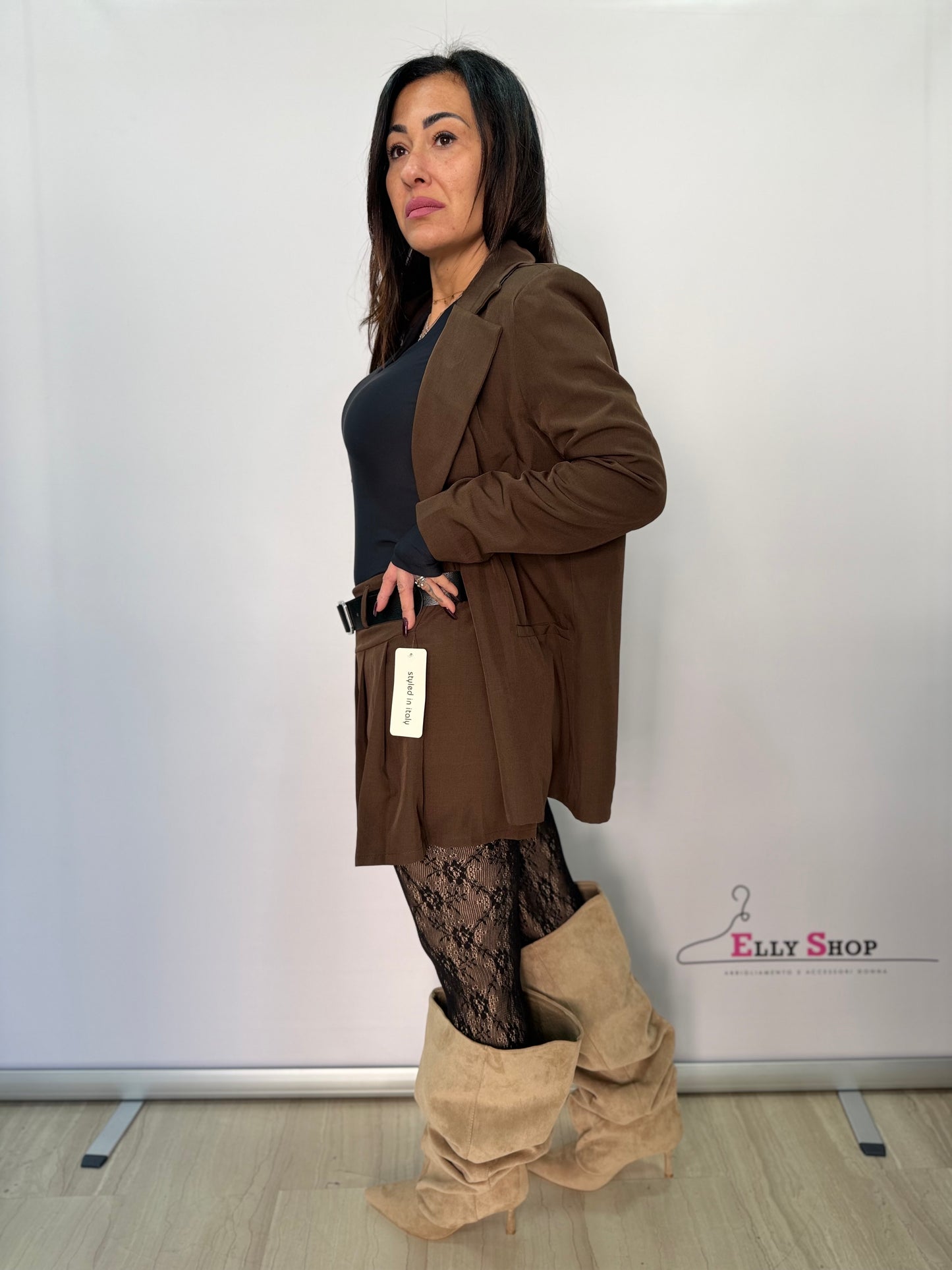 Completo donna blazer e gonna pantalone