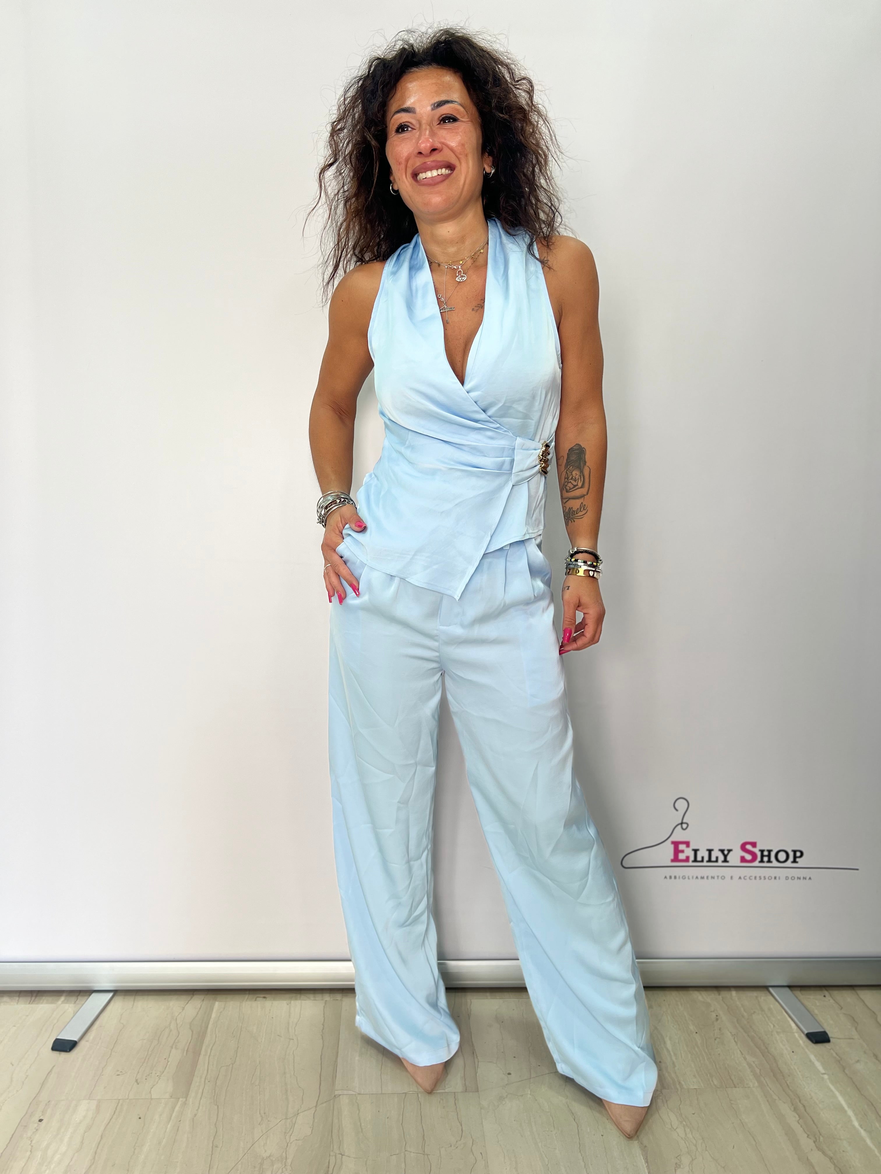 Completo Soleil elegante satinato donna