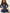 Completo elegante bambina con gonna e fiocco