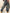 Jeans baggy bambina casual doppia tasca