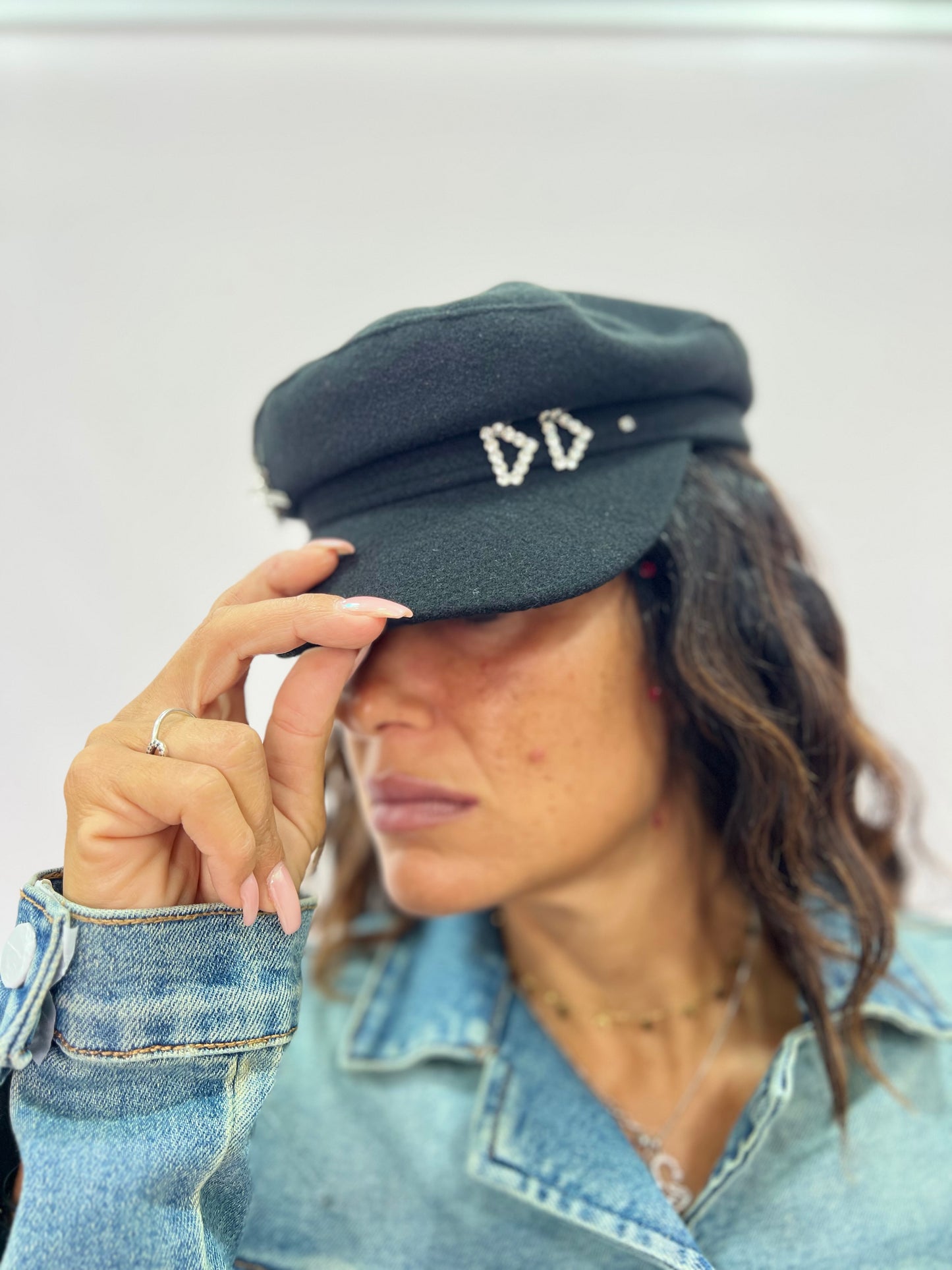 Cappello con Swarovski