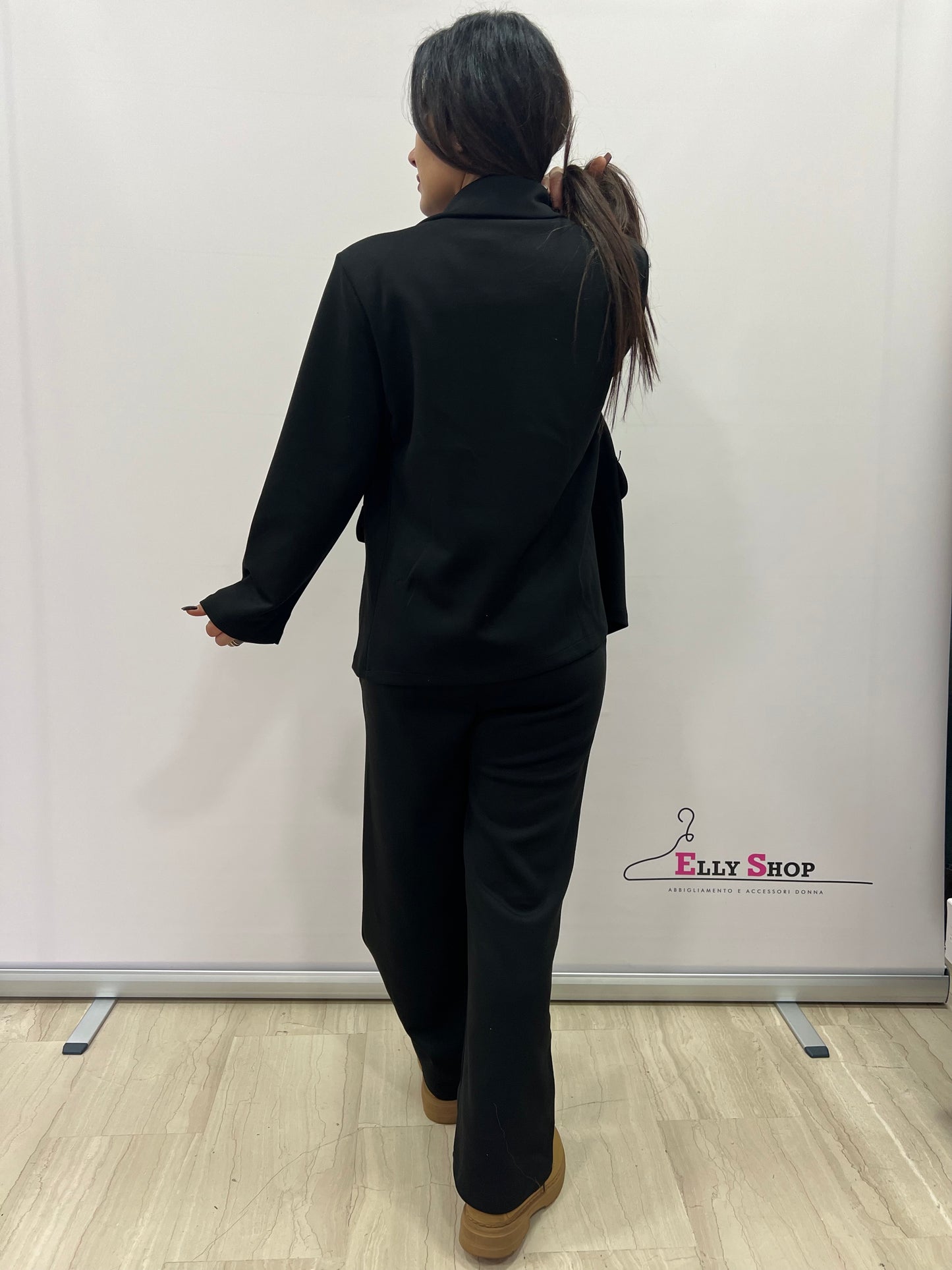 Completo donna blazer e pantalone morbido