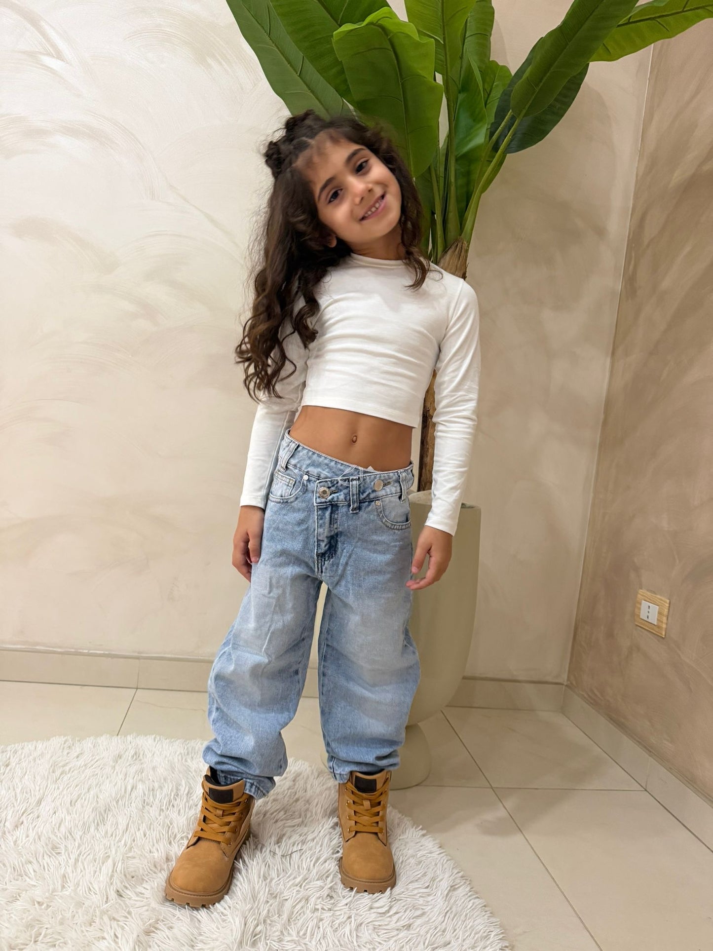 Jeans bambino gamba ampia chiaro e scuro art.st5290